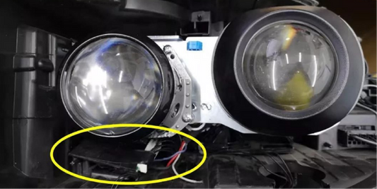 Ombygging fra Bi-xenon til Quard for BMW F30 / F31