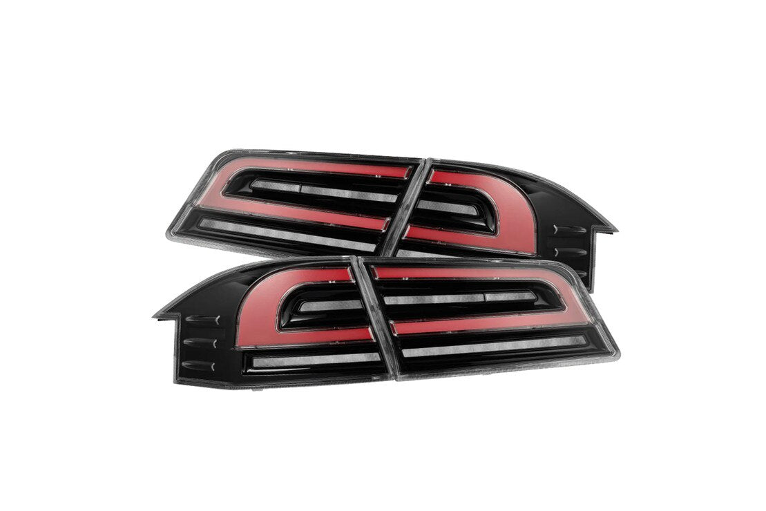AlphaRex LUXX LED Baklykter Tesla Model S (2012–2021) – Sekvensielle Blinklys