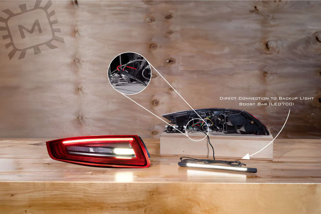 Porsche 911 997.1 LED baklykter Morimoto XB Smoke 05–08 - bilde 7