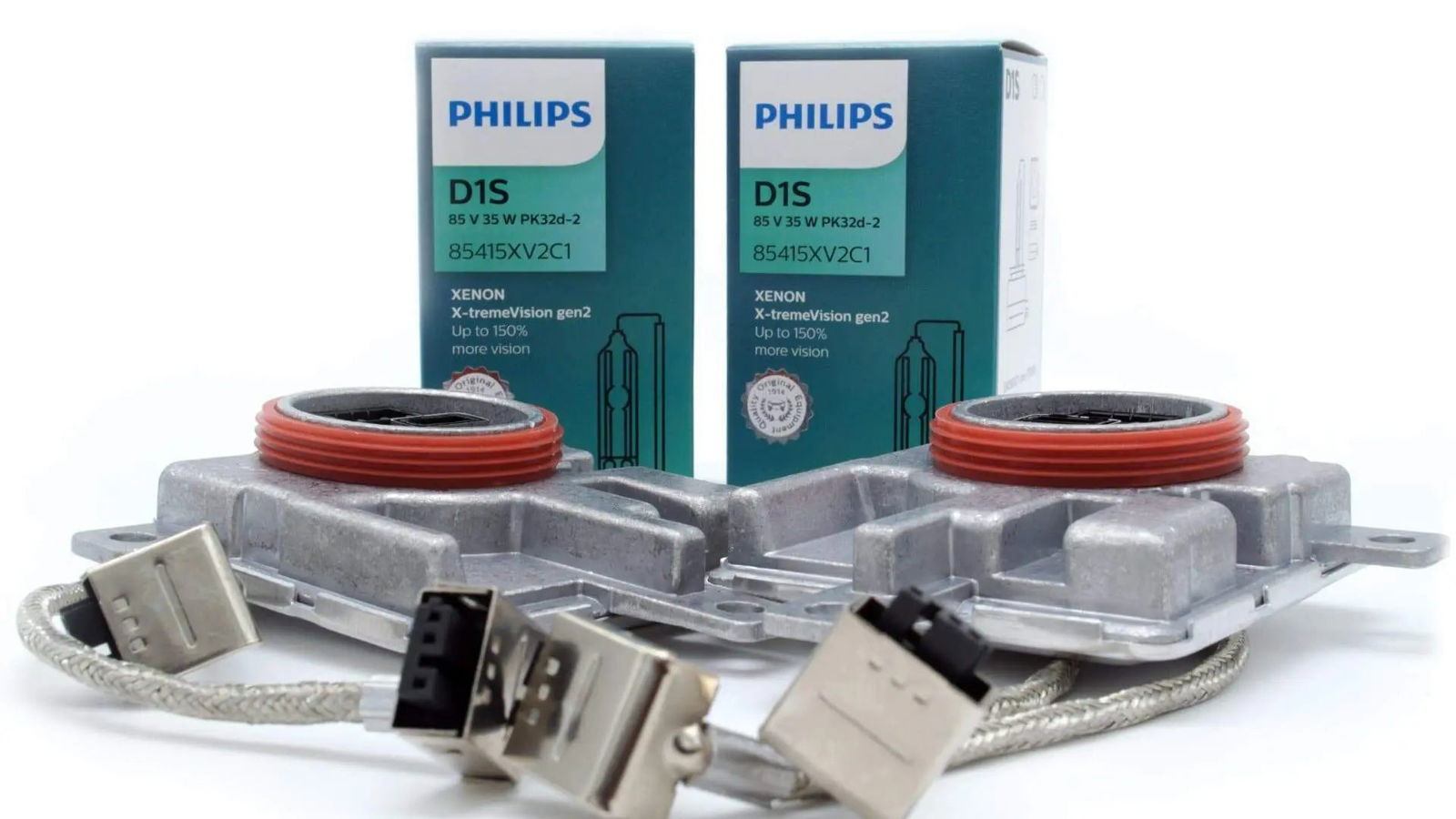 35w Xenon oppgraderingspakke for biler med D8s 25w - D1s Philips XV2 Xtreme  Vision V.2