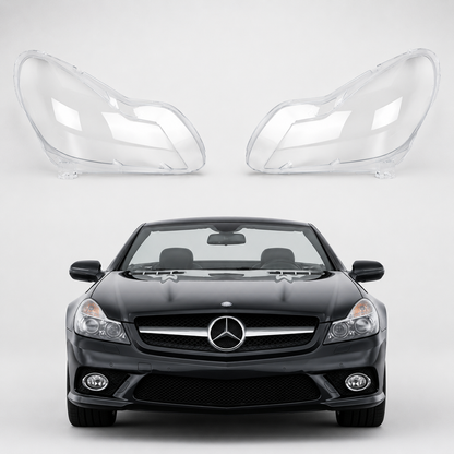 Mercedes-Benz SL R230 Facelift 2008-2012 frontlykt-glass - Lyshelten.no