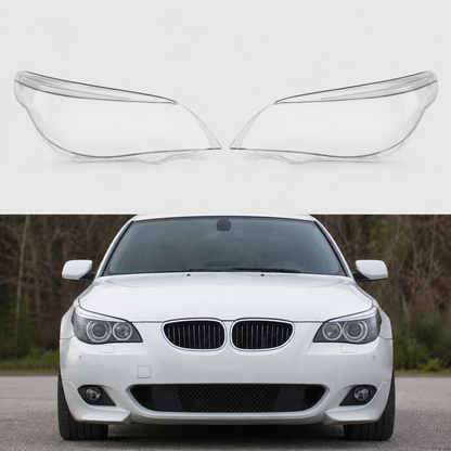 BMW 5-serie E60 / E61 Facelift 2007-2010 frontlykt-glass - Lyshelten.no
