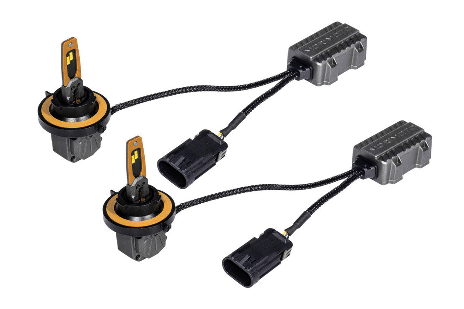 H13 / 9008: MORIMOTO 2STROKE 4.0 LED pærer - Lyshelten.no