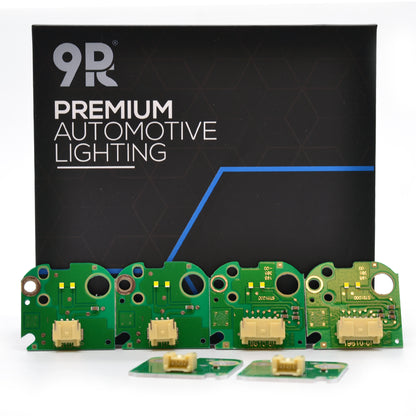BMW 3-serie F30 / F31 / F35 2016–2019 - LCI - CS Gule DRL moduler - Lyshelten.no