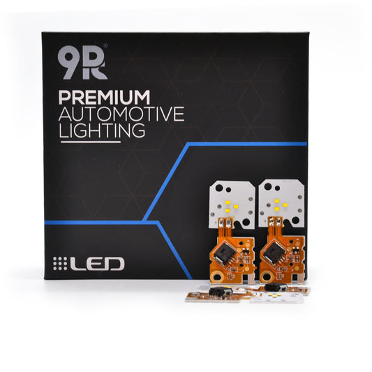 BMW 5-serie F10 / F11 Angel eyes moduler 2014-2017 - CS Gule DRL moduler - Lyshelten.no