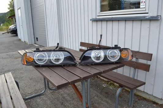 BMW E39 frontlykt - glass Facelift Oransjeside 00-03 (Sett) - Lyshelten.no