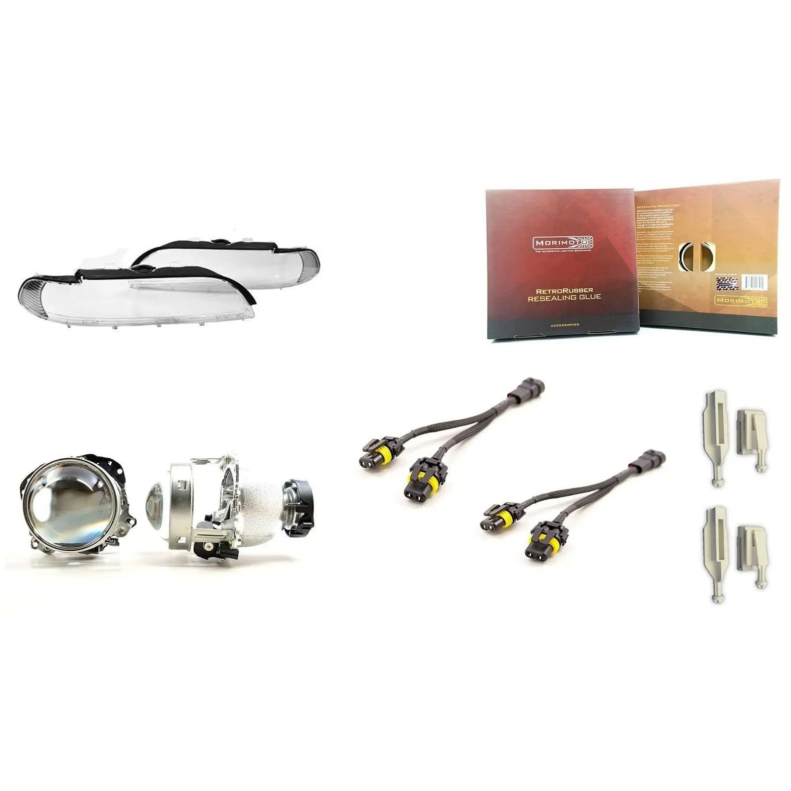 BMW E39 komplett ombygging kit Bi-xenon - Lyshelten.no