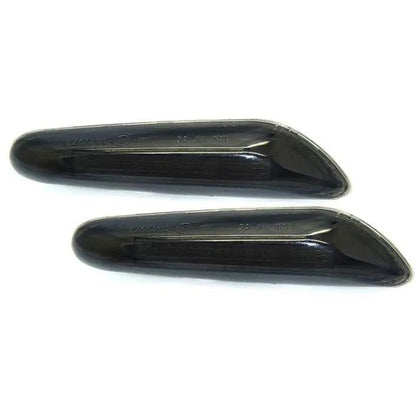Bmw Led Sideblink Glossy Svart Original størrelse E60, E61, E81, E82, E87, E88, E90 (Sett) - Lyshelten.no