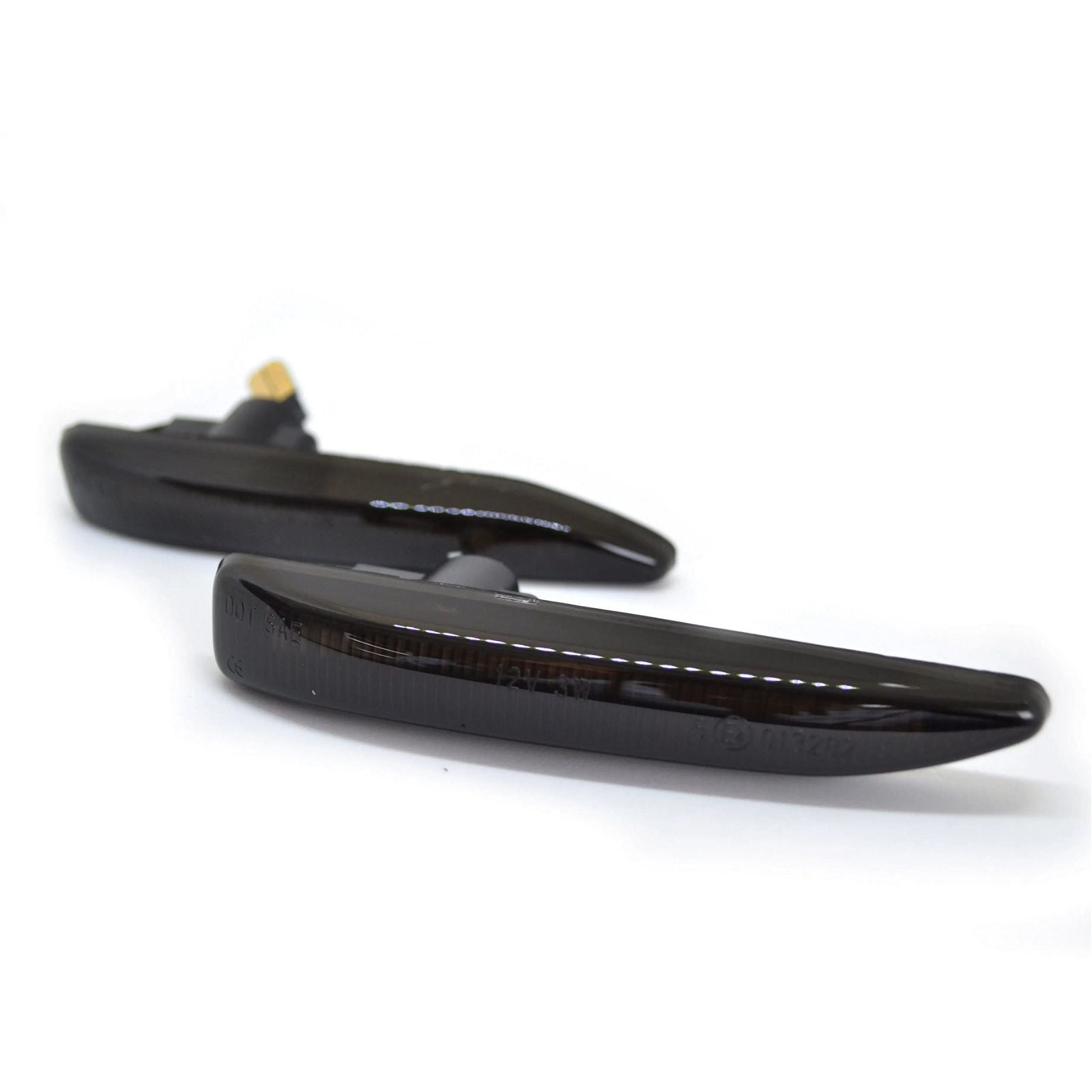 Bmw Led Sideblink Glossy Svart for E65 E66 E67 (Sett) - Lyshelten.no