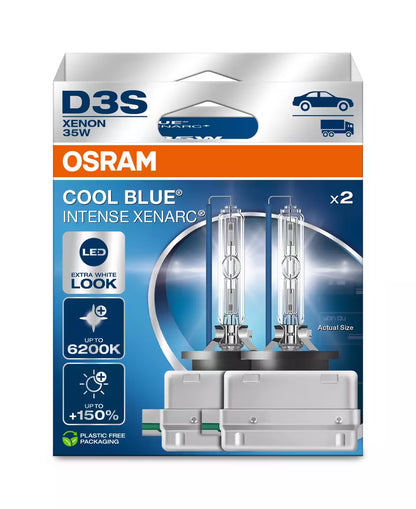 D3s OSRAM XENARC Cool Blue Intense CBI Next Gen Xenonpærer (Sett)