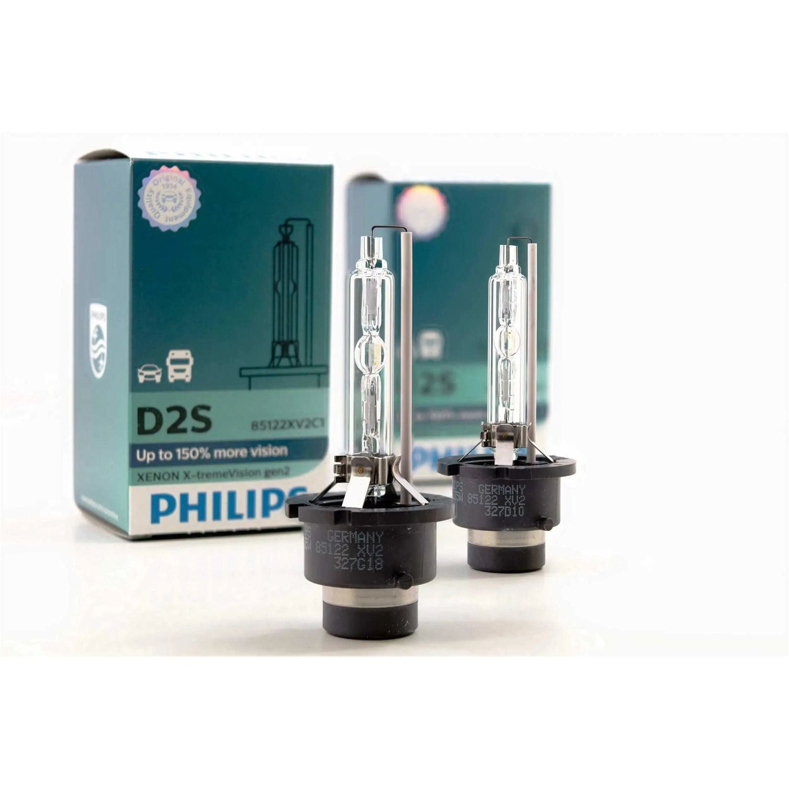 D2s PHILIPS XV2 XTREME VISION (Sett) - Lyshelten.no