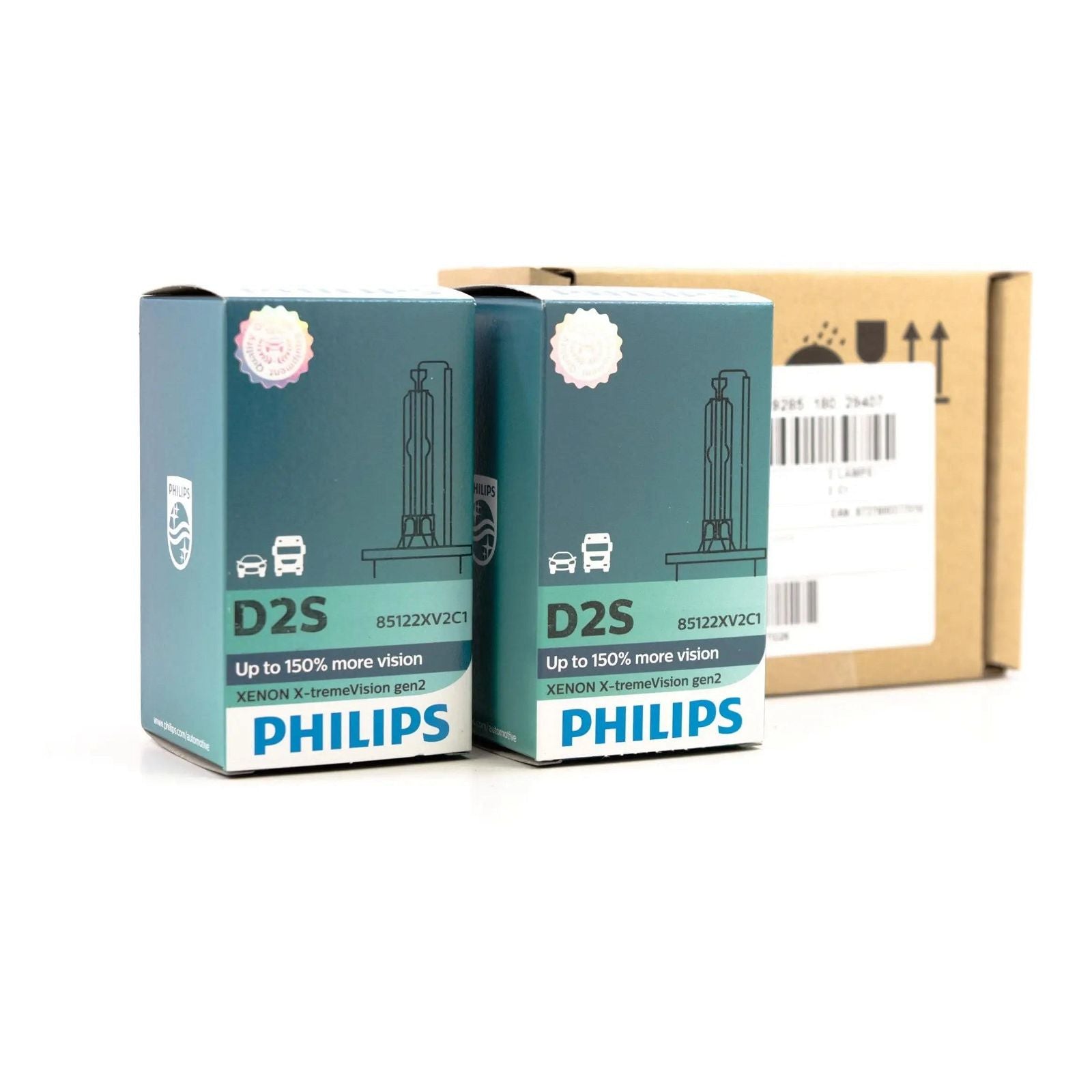D2s PHILIPS XV2 XTREME VISION (Sett) - Lyshelten.no
