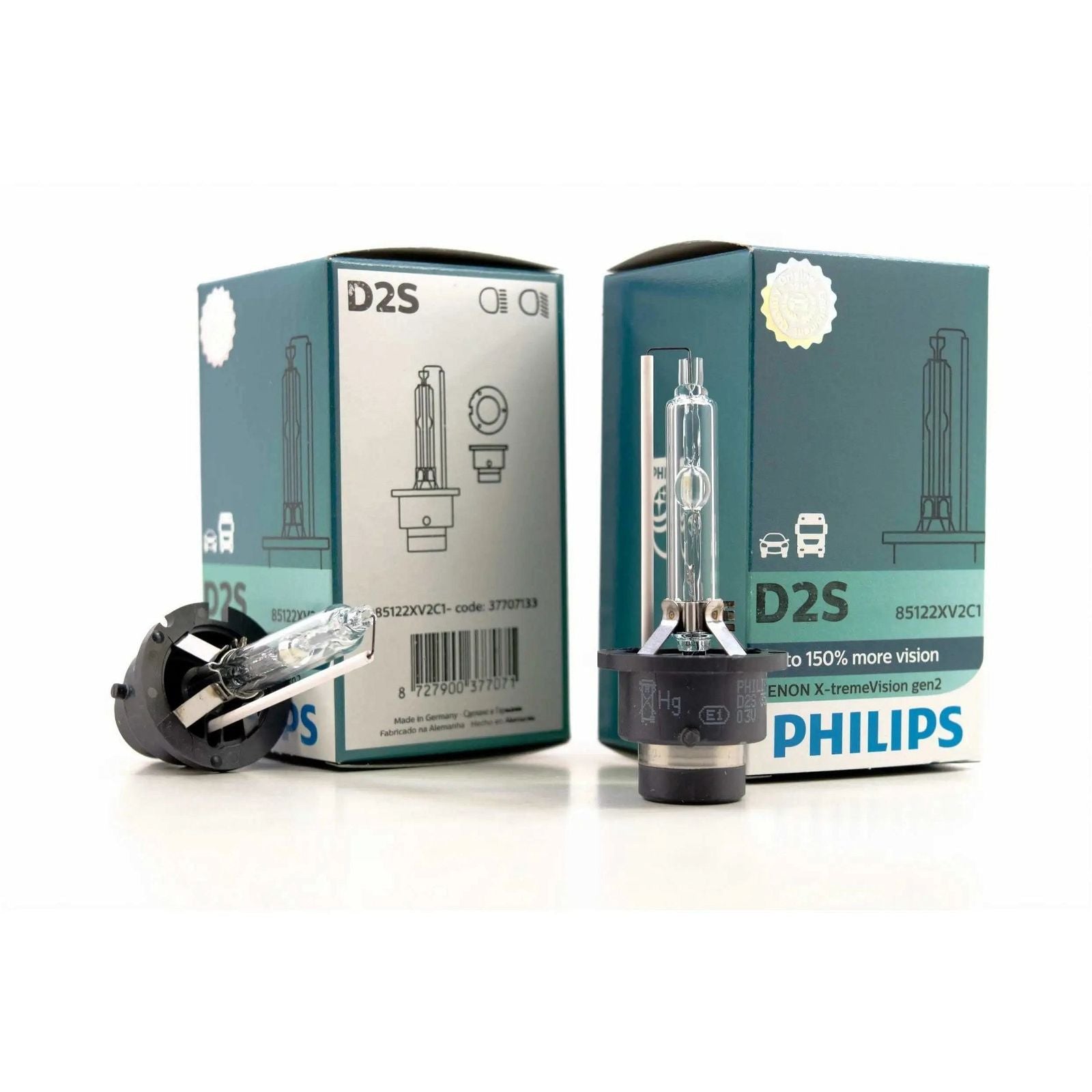 D2s PHILIPS XV2 XTREME VISION (Sett) - Lyshelten.no