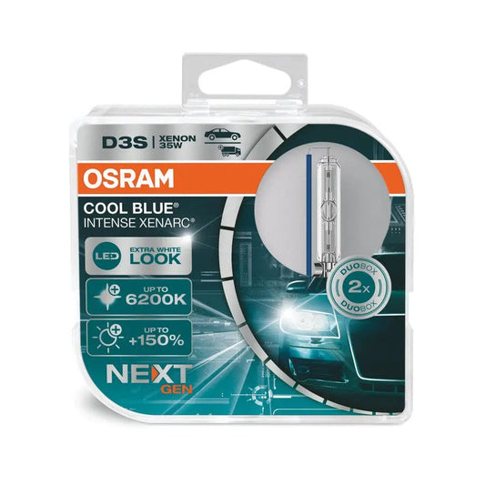 D3s OSRAM XENARC Cool Blue Intense CBI Next Gen Xenonpærer (Sett) - Lyshelten.no