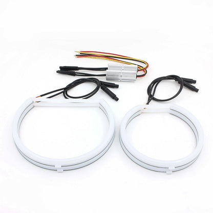 9rds.no LED SMD Soft light Angel Eyes Switchback ettermonteringssett til E46 (Uten projektor) / E60 (Sett) - Lyshelten.no