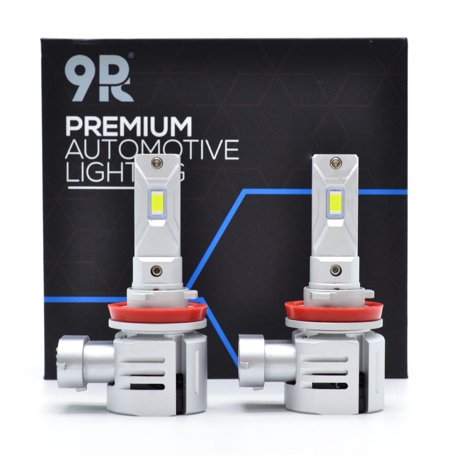 9rds H8 / H11 45w 6000K LED Pærer (Sett) - Lyshelten.no
