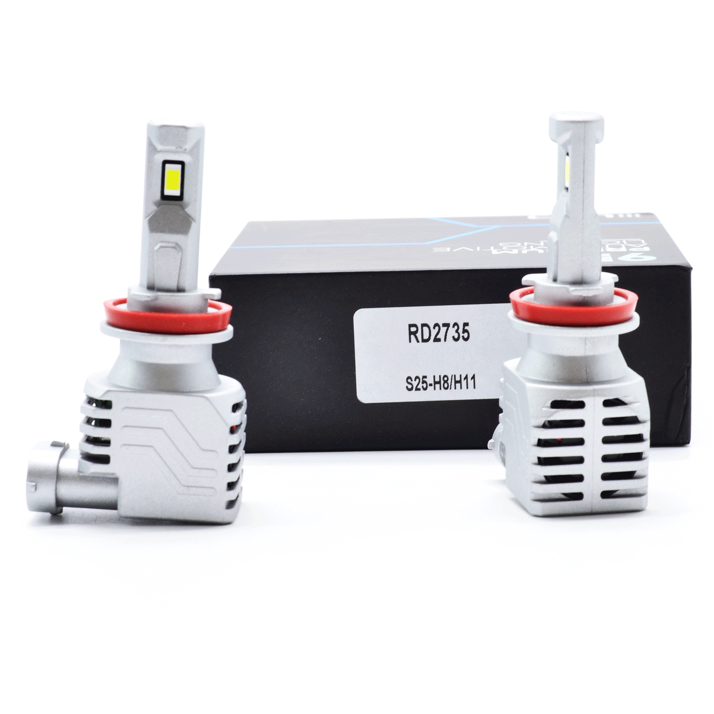 9rds H8 / H11 60w 6000K LED Pærer (Sett) - Lyshelten.no