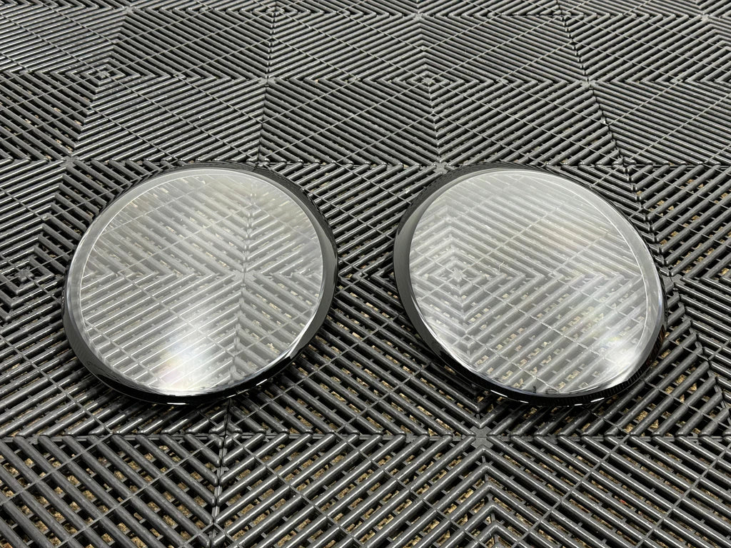 Porsche 997 / 911 Carrera 2006-2016 frontlykt-glass - Sort kant (Sett)