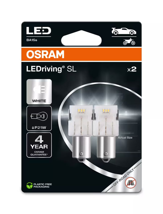 P21W / BA15s Osram LEDriving SL LED 6000K