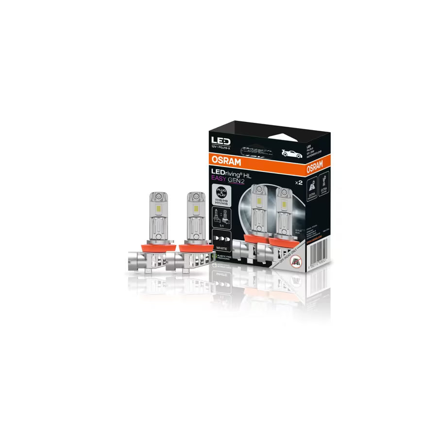 OSRAM LEDriving HL EASY GEN 2 H11/H8/H16 LED pærer 6500K - bilde 4