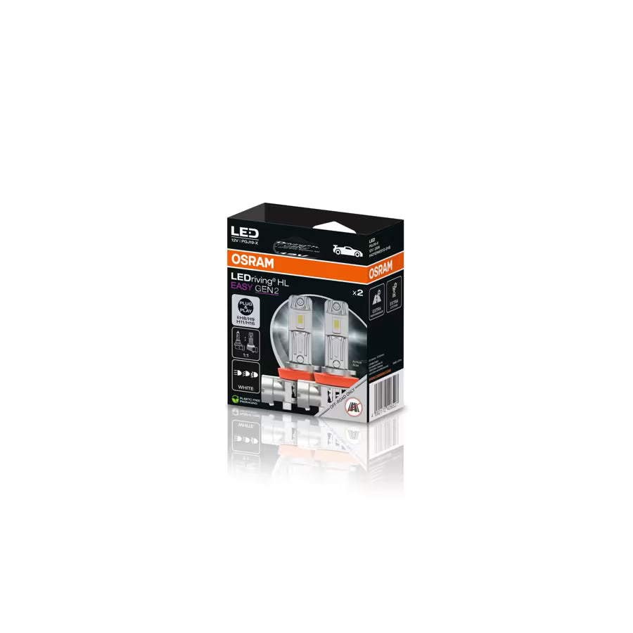 OSRAM LEDriving HL EASY GEN 2 H11/H8/H16 LED pærer 6500K - bilde 3