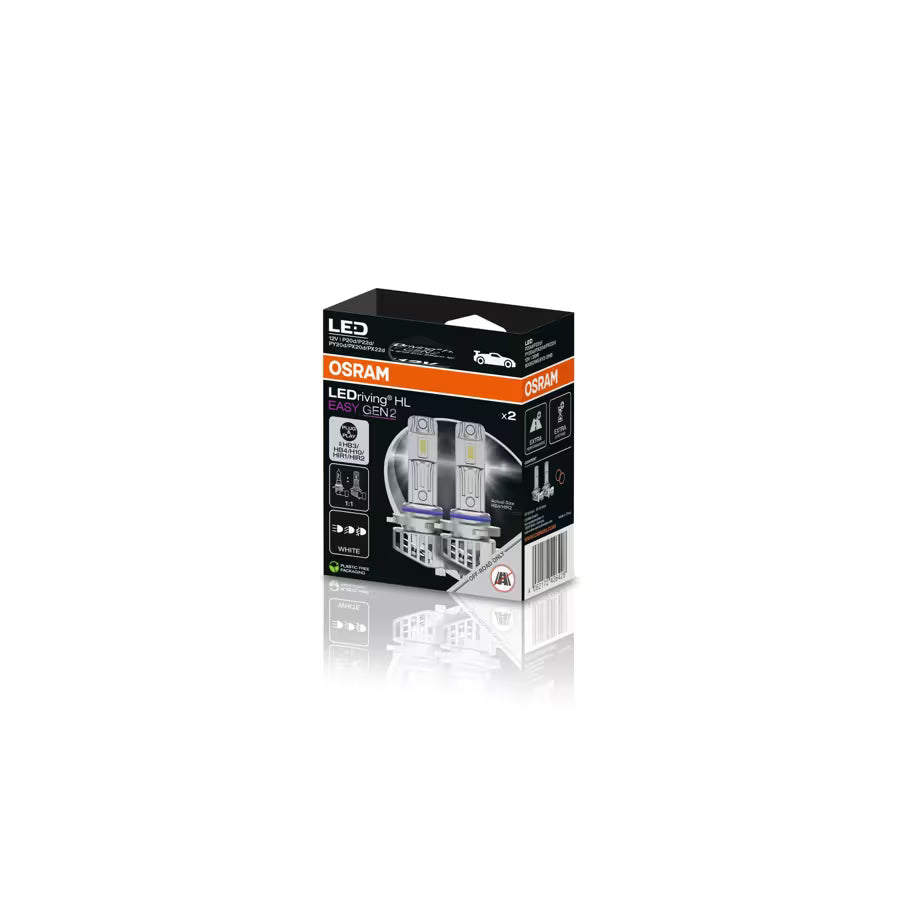 OSRAM LEDriving HL EASY GEN 2 HB3/HB4/H10/HIR2 LED pærer 6500K - bilde 4