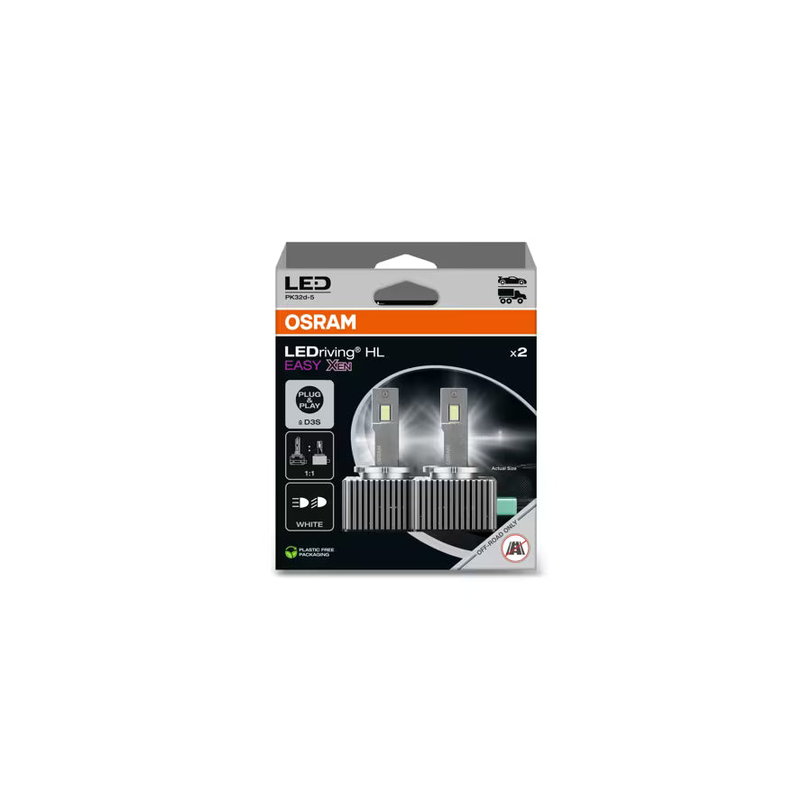 Osram LEDriving HL EASY Xen D3S LED Konvertering – 6000K – Plug & Play