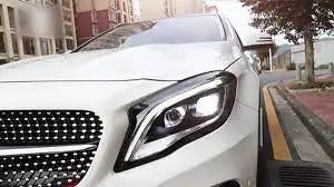Mercedes Benz GLA W156 2015-2019 frontlykt - glass (Sett) - Lyshelten.no
