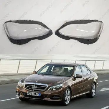 Mercedes Benz e-klasse W212 facelift 2013-2017 frontlykt - glass (Sett) - Lyshelten.no