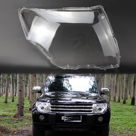Mitsubishi Pajero V97 V87 V93 2007 - 2018 frontlykt - glass (Sett) - Lyshelten.no