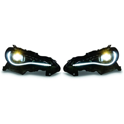 Morimoto Scion FR-Z Subaru BRZ Toyota 86 LED frontlykter - Lyshelten.no