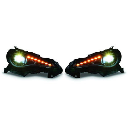 Morimoto Scion FR-Z Subaru BRZ Toyota 86 LED frontlykter - Lyshelten.no