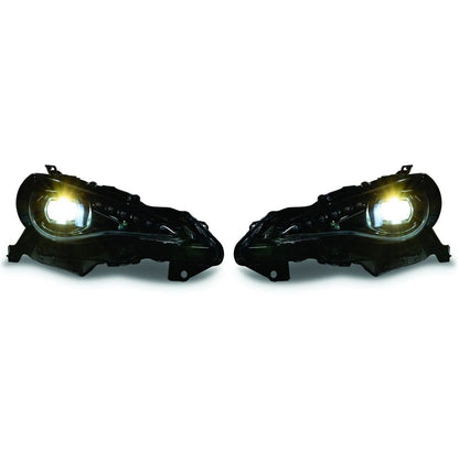 Morimoto Scion FR-Z Subaru BRZ Toyota 86 LED frontlykter - Lyshelten.no