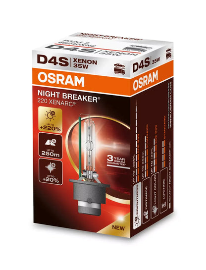 D4s Osram Night Breaker Xenarc XNB 220 Xenonpærer - Lyshelten.no