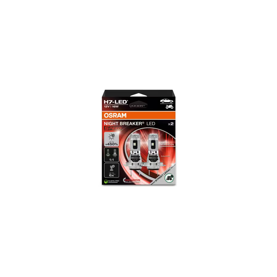 H7 OSRAM NIGHT BREAKER LED SPEED 450