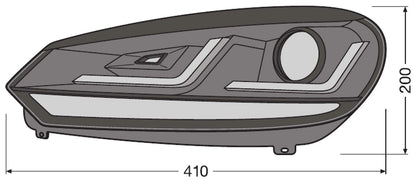 OSRAM LEDriving XENARC frontlykter GTI, Black og Chrome Edition erstatning for halogen (Bestillingsvare) - Lyshelten.no