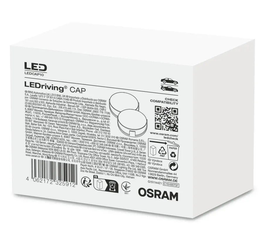 Osram LEDriving Beskyttelseslokk LEDCAP10 Lyshelten.no
