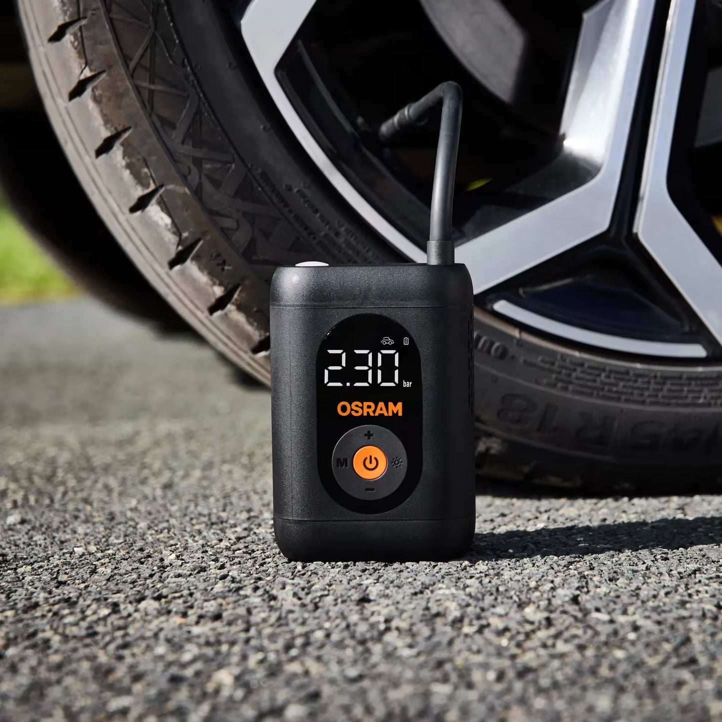 Osram TYREinflate 1600 Essential – Trådløs dekkpumpe med LED-lys