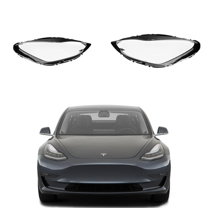 Tesla Model 3 / Model Y 2016-2019 frontlykt-glass - Lyshelten.no