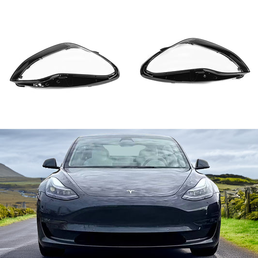 Tesla Model 3 / Model Y 2019-2022 frontlykt-glass - Lyshelten.no